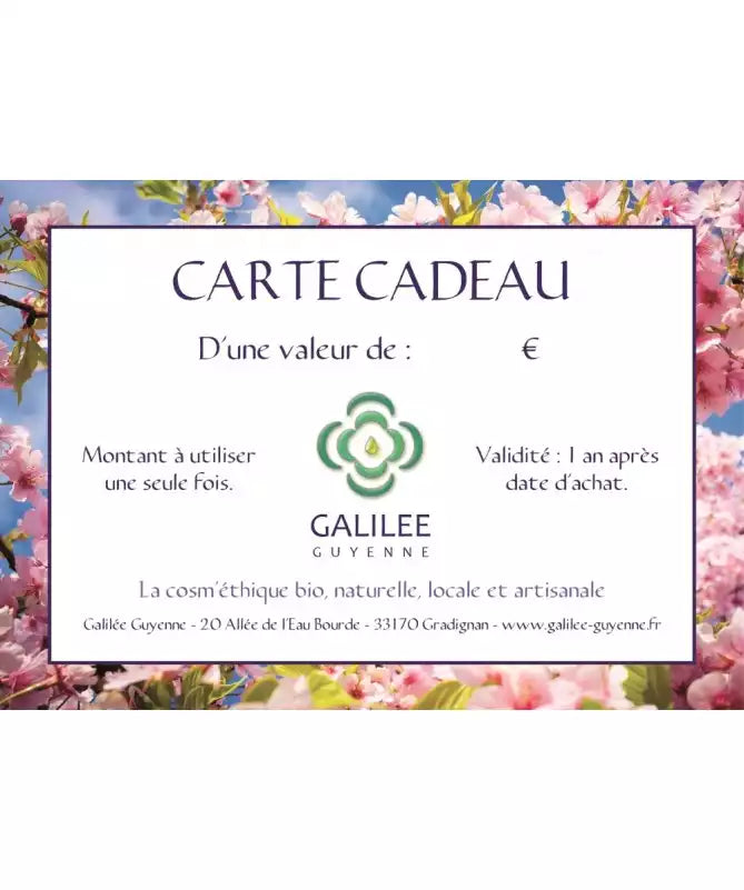 Carte-cadeau Galilée Guyenne
